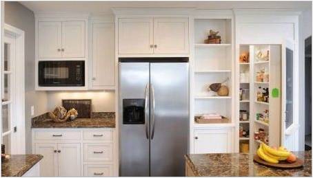 Lednička v kuchyni: kde může být instalován v interiéru?