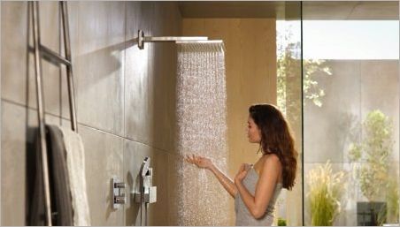 sprchové systémy Hansgrohe: funkce a typy