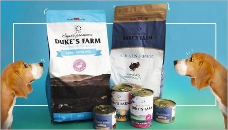 Vlastnosti psí krmiva Duke & # 39 + S farma