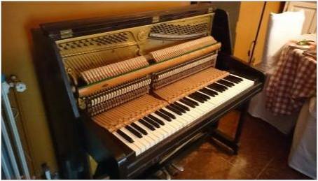Opravy a restaurování klavír