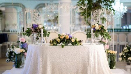 Svatební stůl dekorace s vlastními rukama