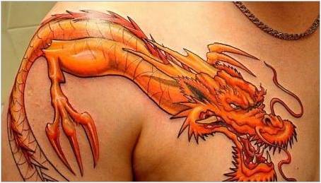 Přehled tetování s čínským drakem