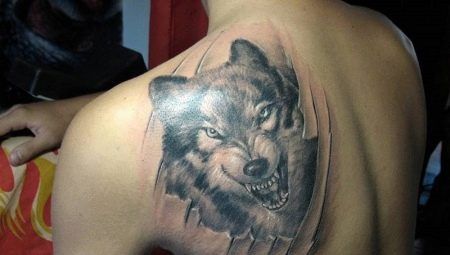 Tattoo & # 171 + Grin Wolf & # 187 +