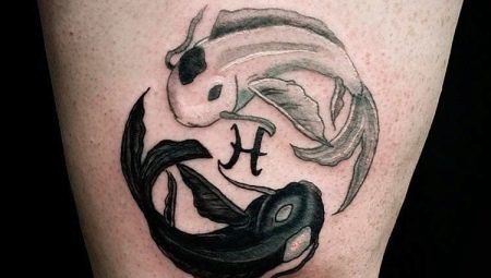 Tetování jako znamení zvěrokruhu ryb