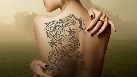 Tetování s japonským draka