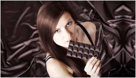 Barva vlasů hořká čokoláda: Co vypadá, kdo je vhodný a jak se dostat?