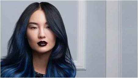 Modré tipy na vlasy: vlastnosti a pravidla barvení